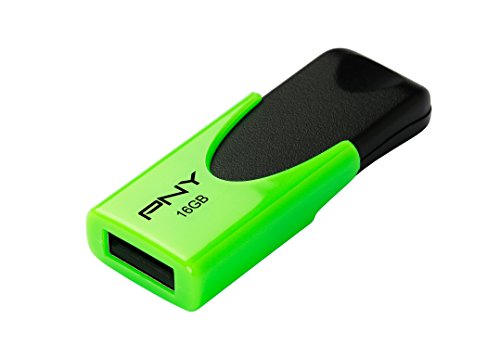 PNY N1 Attachï¿½ - USB flash drive - 16 GB - USB 2.0 - green