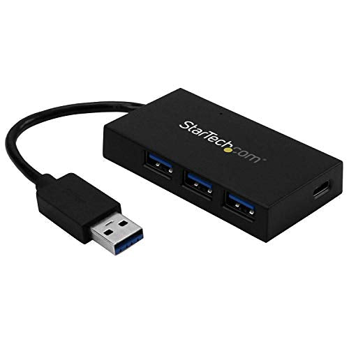 StarTech HB30A3A1CFB USB-A to 3x USB-A and 1x USB-C 4-Port USB 3.0 Hub