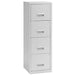 Best Value Pierre Henry A4 4 Drawer Maxi Filing Cabinet - Light Grey