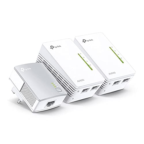 TP-Link TL-WPA4220T KIT - V4 - bridge - HomePlug AV (HPAV) - 802.11b/g/n - 2.4 GHz - wall-pluggable - with 2 x TP-Link TL-WPA4220