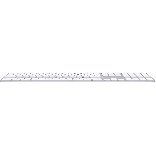 Apple Magic Keyboard with Numeric Keypad - Keyboard - Bluetooth - Arabic - silver - for 10.2-inch iPad, 10.5-inch iPad Air, 10.9-inch iPad Air, iPad mini 5, iPhone 11, 12, SE, XR