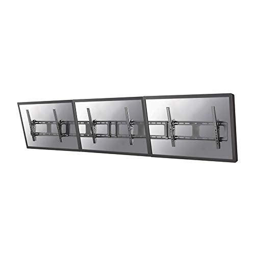 Neomounts by Newstar NS-WMB300 - Bracket - for 3 LCD displays - black - screen size: 40"-52" - wall-mountable