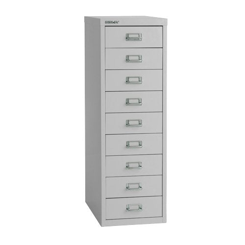 Qube by Bisley Multidrawer Unit 39/9 NL Goose Grey BS0012