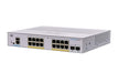 Cisco Business 350 Series 350-16P-E-2G - Switch - L3 - Managed - 16 x 10/100/1000 (PoE+) + 2 x Gigabit SFP - rack-mountable - PoE+ (120 W)