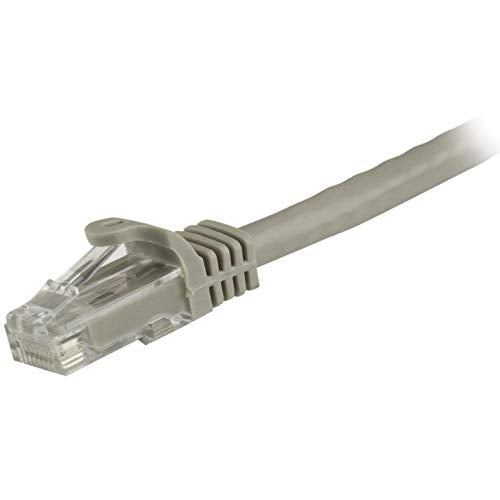 StarTech N6PATC50CMGR 0.5 m Gigabit Snagless RJ45 UTP Cat6 Patch Cable - Grey