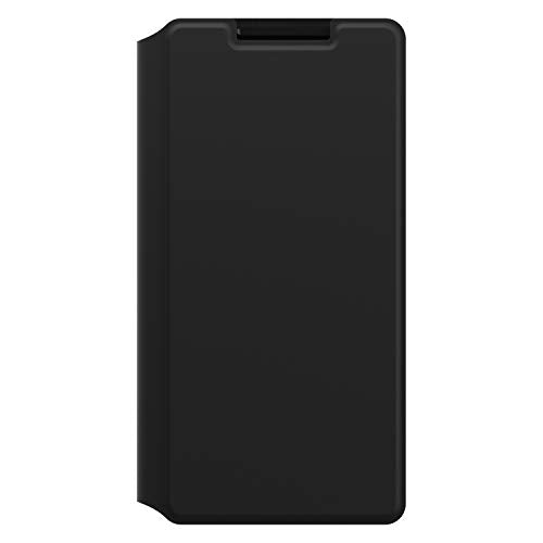 OtterBox Strada Series Via - Flip cover for mobile phone - polyurethane, polycarbonate - black night - for Samsung Galaxy S20+, S20+ 5G