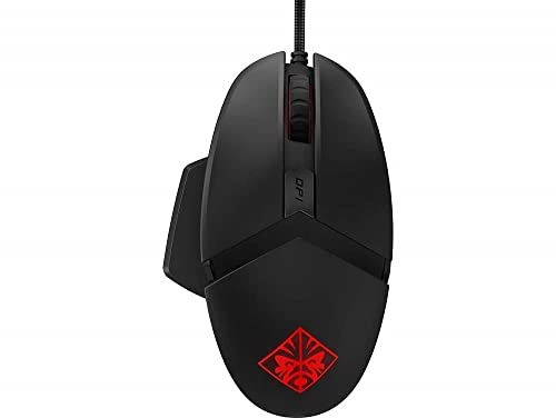 OMEN by HP Reactor - Mouse - right-handed - optical - 6 buttons - wired - USB - black - for OMEN by HP 16, Victus by HP 16, HP 15, Chromebook 11, Pavilion 15, Slim S01