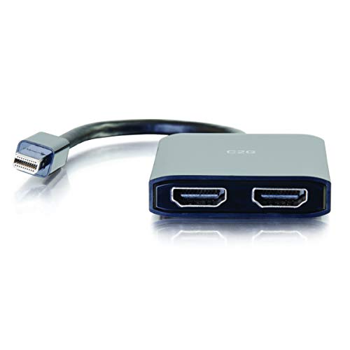 C2G Mini DisplayPort 1.2 to Dual HDMI MST Hub - Video/audio splitter - 2 x HDMI - desktop