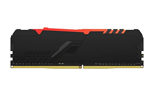 Kingston FURY Beast RGB - DDR4 - module - 8 GB - DIMM 288-pin - 3200 MHz / PC4-25600 - CL16 - 1.35 V - unbuffered - non-ECC - black