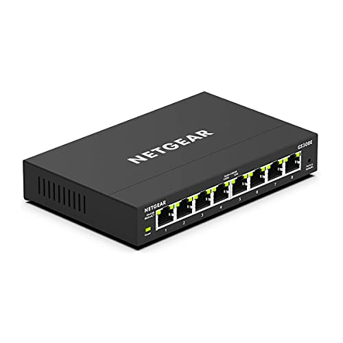 NETGEAR Plus GS308E - Switch - smart - 8 x 10/100/1000