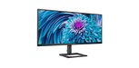 Philips E-line 345E2AE - LED monitor - 34" - 3440 x 1440 WQHD @ 75 Hz - IPS - 300 cd/m? - 1000:1 - 4 ms - 2xHDMI, DisplayPort - speakers - textured black