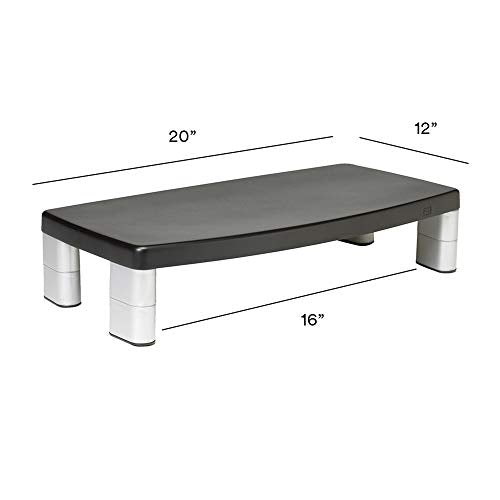 3M Extra Wide Adjustable Monitor Stand