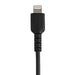 StarTech 15cm Durable USB A to Lightning Apple MFI Certified Cable Black