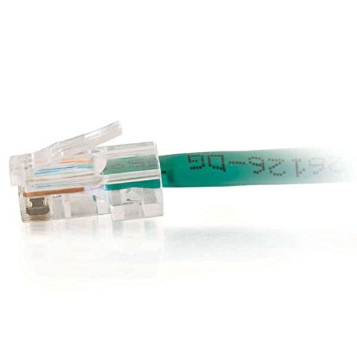 C2G Cat5e Non-Booted Unshielded (UTP) Network Patch Cable - Patch cable - RJ-45 (M) to RJ-45 (M) - 1 m - UTP - CAT 5e - stranded, uniboot - green