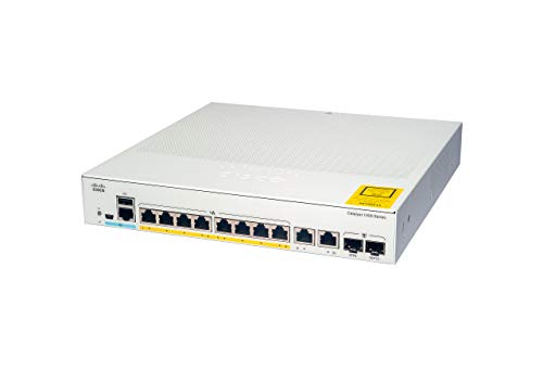 Cisco Catalyst 1000-8T-2G-L - Switch - Managed - 8 x 10/100/1000 + 2 x combo Gigabit SFP (uplink) - rack-mountable