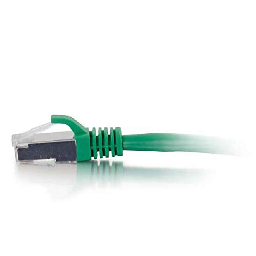 C2G Cat5e Booted Shielded (STP) Network Patch Cable - Patch cable - RJ-45 (M) to RJ-45 (M) - 15 m - STP - CAT 5e - molded - green