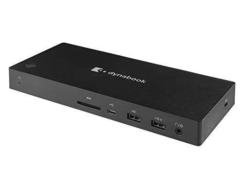 Dynabook USB-C Dock - Docking station - USB-C - VGA, HDMI, DP - GigE - 100 Watt - United Kingdom, Europe - for PortÚgÚ A30, X20, X20W, X30, X30T, Satellite Pro A50, L50, R50, Tecra A40, A50, X40, X50