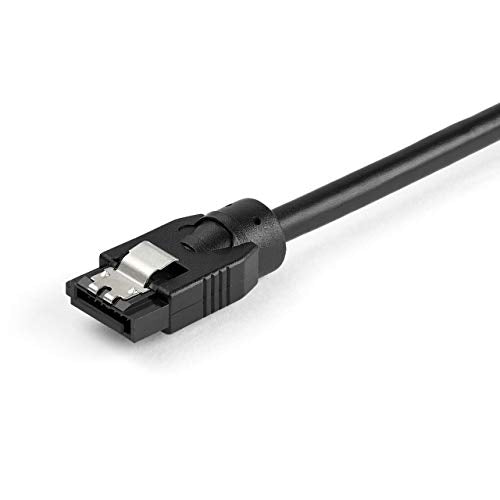 0.3M Round Sata Cable 6Gbs Black