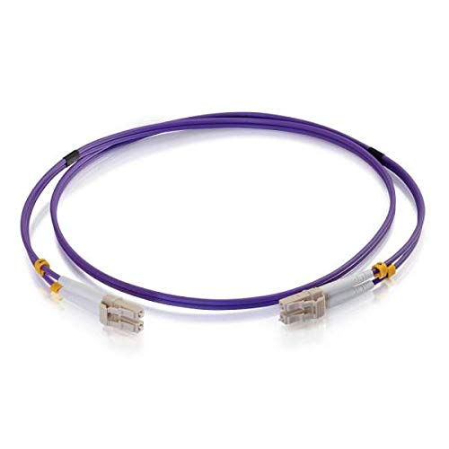 C2G 5m LC/LC OM4 LSZH Fibre Patch - Purple - Patch cable - LC multi-mode (M) to LC multi-mode (M) - 5 m - fibre optic - duplex - 50 / 125 micron - OM4 - purple