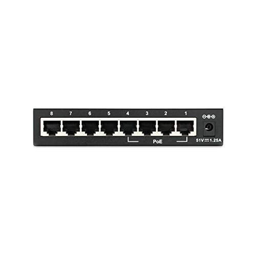 8-port 10/100 Desktop Switch with 4 PoE Ports