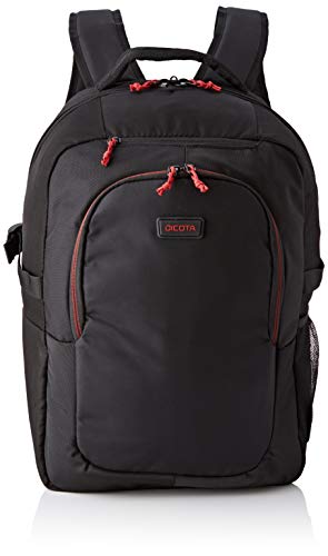 DICOTA - Notebook carrying backpack - 15.6" - black - with wireless optical mouse