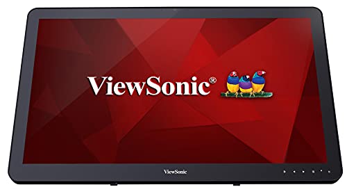 Viewsonic TD2430 - LED monitor - 24" (23.6" viewable) - touchscreen - 1920 x 1080 Full HD (1080p) - VA - 3000:1 - HDMI, VGA, DisplayPort - speakers