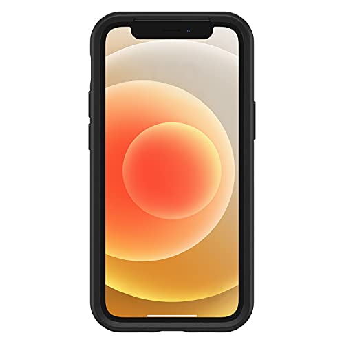 OtterBox Otter + Pop Symmetry Series - Back cover for mobile phone - polycarbonate, synthetic rubber - black - for Apple iPhone 12 mini