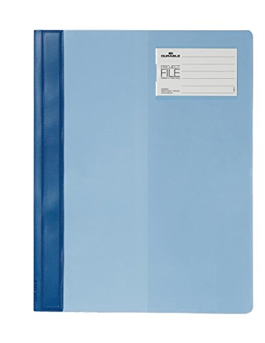 Best Value Durable 274506Plastic Blue-Folder (Plastic, Blue, A4, 1Pockets)