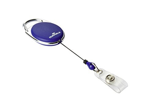 Best Value Durable Style Badge Reel - Dark Blue (Pack of 10)