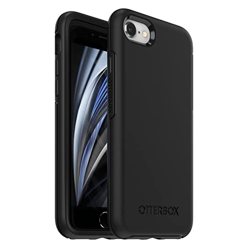 OtterBox Symmetry Series - Pro Pack - back cover for mobile phone - polycarbonate, synthetic rubber - black - for Apple iPhone 7, 8, SE (2nd generation)