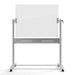 Best Value Nobo Glass Mobile Whiteboard with Horizontal Pivot (Flips Top to Bottom), Magnetic, 1200 x 900 mm, Includes Marker and Extra Strong Magnets, White, 1903943