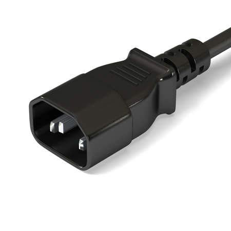 C2G Computer Power Cord Extension - Power extension cable - IEC 60320 C13 to IEC 60320 C14 - AC 250 V - 0.5 m