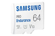 Samsung PRO Endurance 64GB Class 10 MicroSDHC Memory Card and Adapter