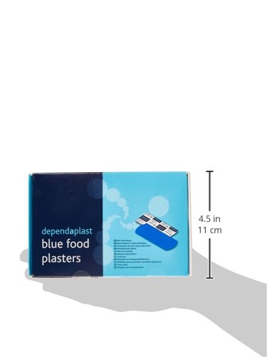 Best Value Reliance Medical Blue Dependaplast Plasters with Assorted Sizes for Ref 546 - Pack of 100