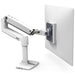 Ergotron LX - Mounting kit (articulating arm, desk clamp mount, pole, extension bracket) for LCD display - aluminium, durable steel - white - screen size: up to 32" - desktop