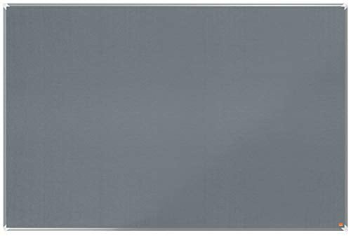 Nobo Premium Plus Grey Felt Notice Board 1800X1200Mm Dd