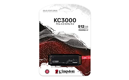 Kingston KC3000 - Solid state drive - 512 GB - internal - M.2 2280 - PCI Express 4.0 (NVMe)