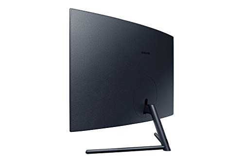 Samsung U32R590CWR - LED monitor - curved - 32" (32" viewable) - 3840 x 2160 4K @ 60 Hz - VA - 250 cd/m? - 2500:1 - 4 ms - HDMI, DisplayPort - dark grey/blue