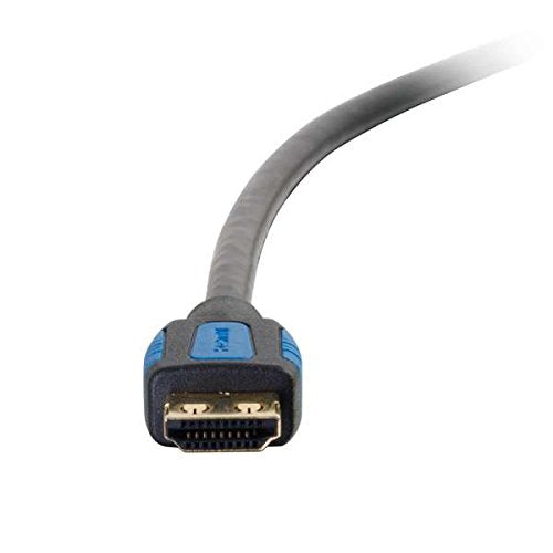 C2G 82380 HDMI-Kabel 3 m HDMI Typ A (Standard) Schwarz, Blau - HDMI-Kabel (3 m, HDMI Typ A (Standard), HDMI Typ A (Standard), 4096 x 2160 Pixel, 3D, Schwarz, Blau)