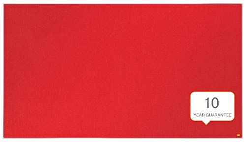 Nobo Impression Pro Widescreen Red Felt Board 1550X870Mm Dd