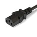 C2G Power Cord Splitter - Power splitter - BS 1363 (M) to IEC 60320 C13 - AC 250 V - 3 m - molded - black - United Kingdom