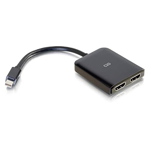 C2G Mini DisplayPort 1.2 to Dual HDMI MST Hub - Video/audio splitter - 2 x HDMI - desktop