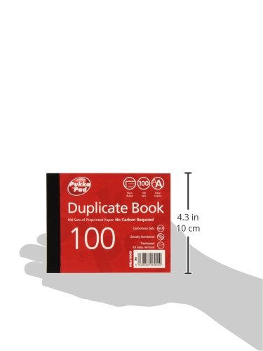 Best Value Pukka Pads 6900-FRM 105x130mm Plain Ruled Duplicate Book (Pack of 5)