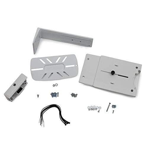 Ergotron StyleView - Mounting kit (angle brackets, mounting hardware, VESA mount bracket, P/L lockout hardware, angle shelf) - for scanner - white - side of a monitor