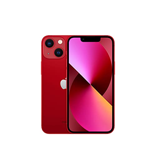 Apple iPhone 13 mini - (PRODUCT) RED - smartphone - dual-SIM - 5G NR - 128 GB - 5.4" - 2340 x 1080 pixels (476 ppi) - Super Retina XDR Display - 2x rear cameras 12 MP front camera - red