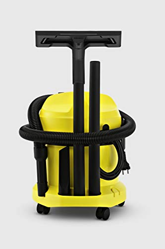 KÃ¤rcher WD2 Wet and Dry Vacuum, Steel, 1000 W, 12 liters, Yellow