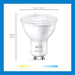 WiZ Whites - LED light bulb with reflector - shape: PAR16 - GU10 - 4.9 W (equivalent 50 W) - class A+ - warm white to daylight - 2700-6500 K