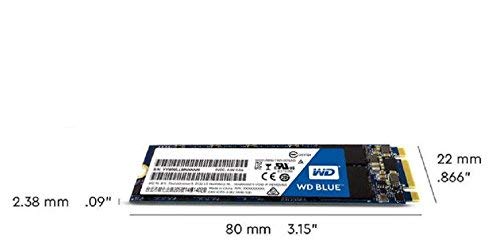 WD Blue 3D NAND SATA SSD WDS250G2B0B - Solid state drive - 250 GB - internal - M.2 2280 - SATA 6Gb/s