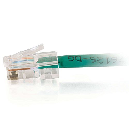 C2G Cat5e Non-Booted Unshielded (UTP) Network Patch Cable - Patch cable - RJ-45 (M) to RJ-45 (M) - 3 m - UTP - CAT 5e - stranded, uniboot - green