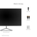 Viewsonic VX3276-4K-mhd - LED monitor - 32" (31.5" viewable) - 3840 x 2160 4K UHD (2160p) - VA - 300 cd/m? - 2500:1 - HDR10 - 4 ms - 2xHDMI, DisplayPort, Mini DisplayPort - speakers